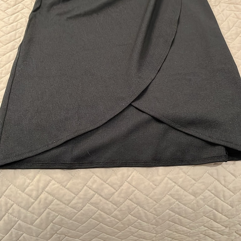 H&M Black Jersey Wrap Skirt/NWT/XS - Picture 5 of 13
